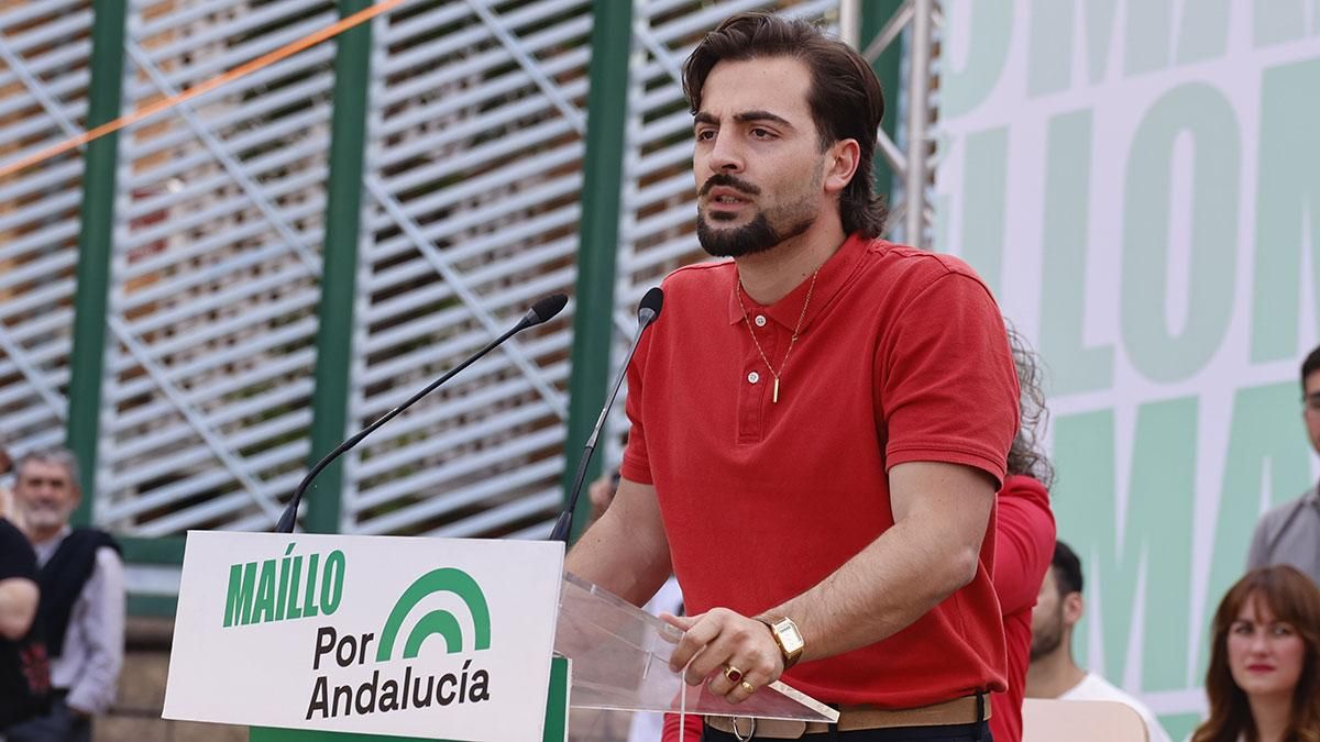 Mitin de Por Andalucía en la plaza de la Juventud de Córdoba