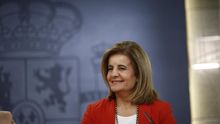 Fátima Báñez, en una imagen de archivo cuando ocupaba el cargo de ministra de Trabajo.