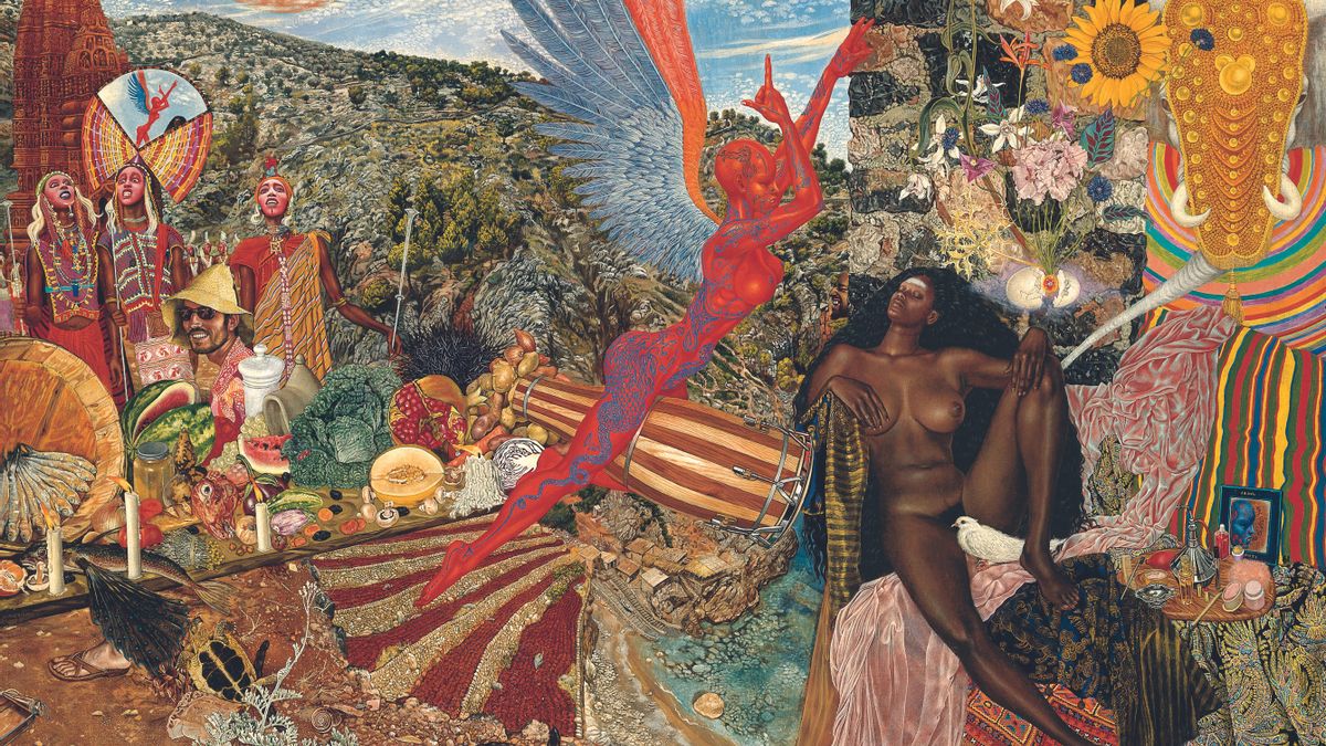 'Anunciación' (1961). Esta imagen fue elegida por Santana como portada de su mítico álbum Abraxas (1970), convirtiéndose en uno de los iconos de la contracultura psicodélica.