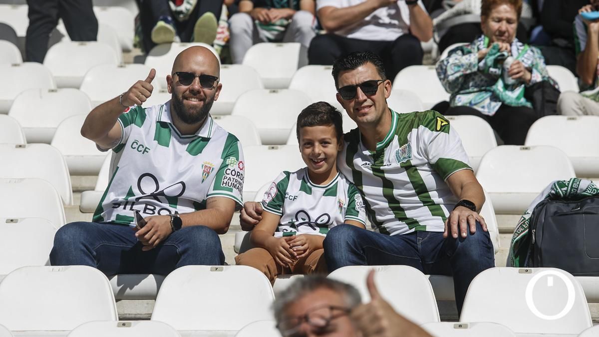 Grada Blanquiverde del Córdoba CF - CD Castellón