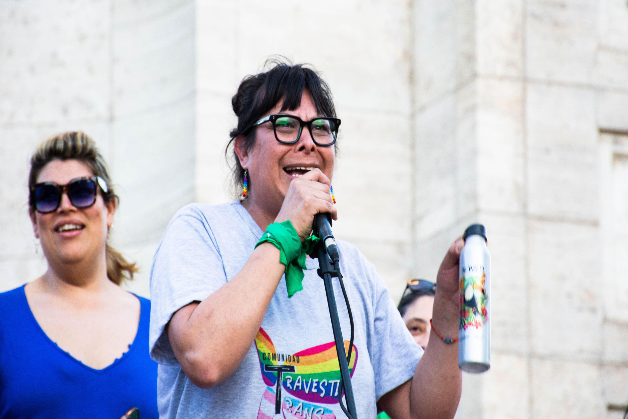 Michelle Vargas Lobo, “la Miya”, militante y presidenta de la cooperativa Juntas y Unidas, referente de Comunidad Trans Rosario
