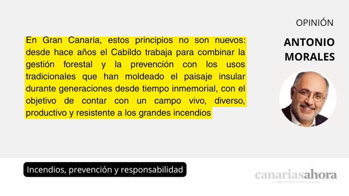 Incendios, prevención y responsabilidad