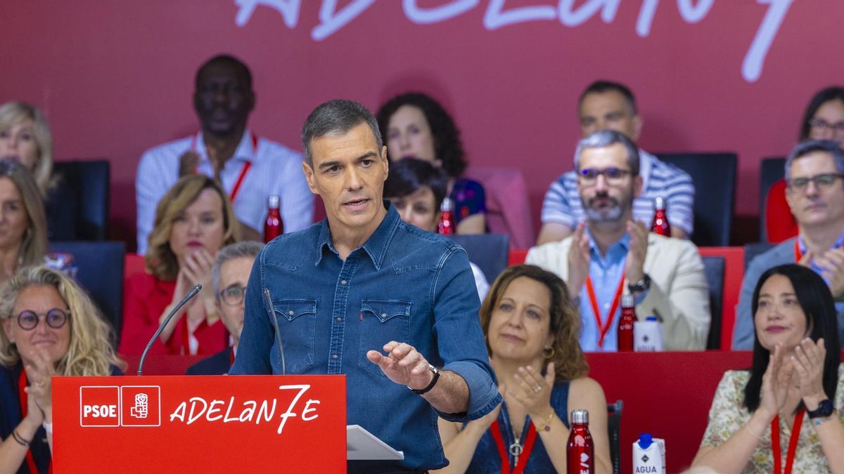 Pedro Sánchez, en el Comité Federal del PSOE