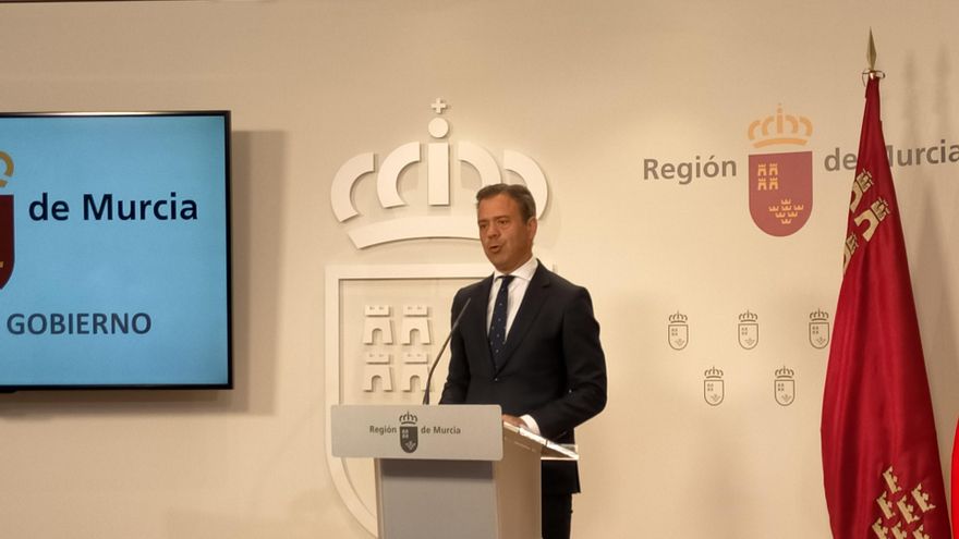 Archivo - El portavoz del Gobierno regional, Marcos Ortuño