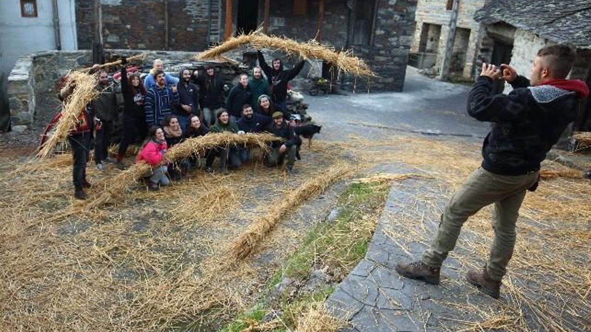 Imagen de archivo de las Fachizas en Burbia.