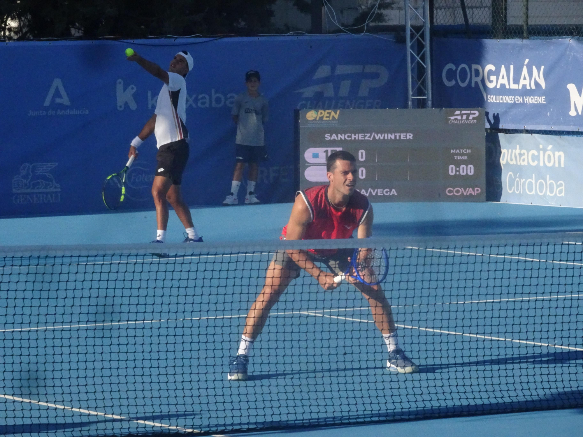 Alejo Sánchez y Benjamin Winter, en el cuadro de dobles