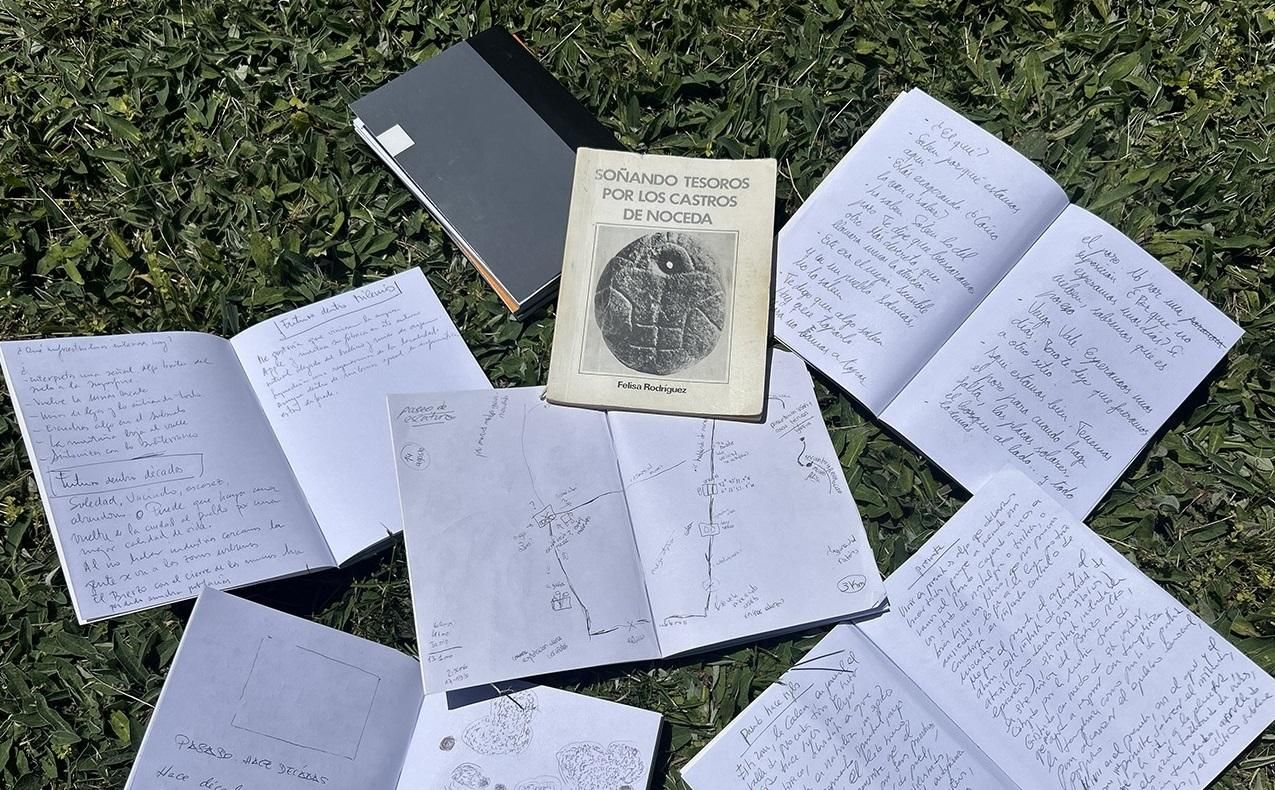 Documentación del audiovisual 'Montañas raras'.