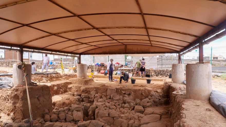 Excavación arqueológica en Fuerteventura