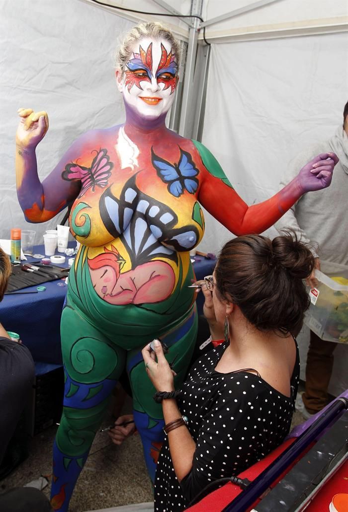 Concurso de maquillaje corporal