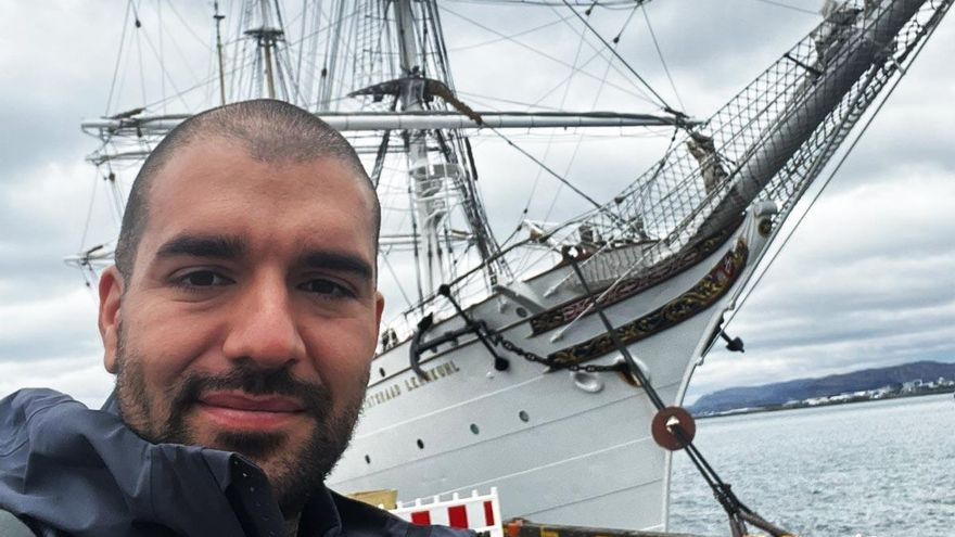 El astronauta leonés Pablo Álvarez se embarca un mes en una expedición naval científica