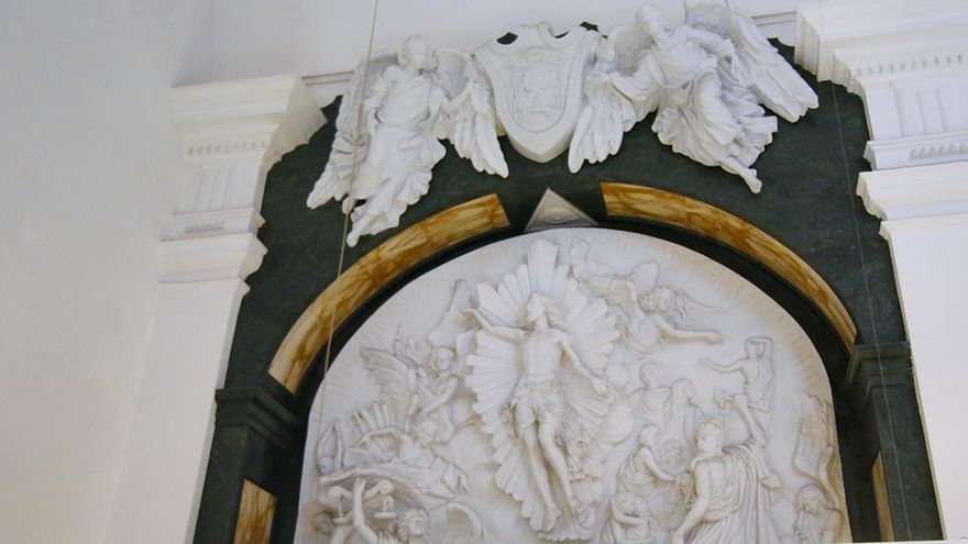 Sepulcro de Miguel Castillejo en la sede de la UNED