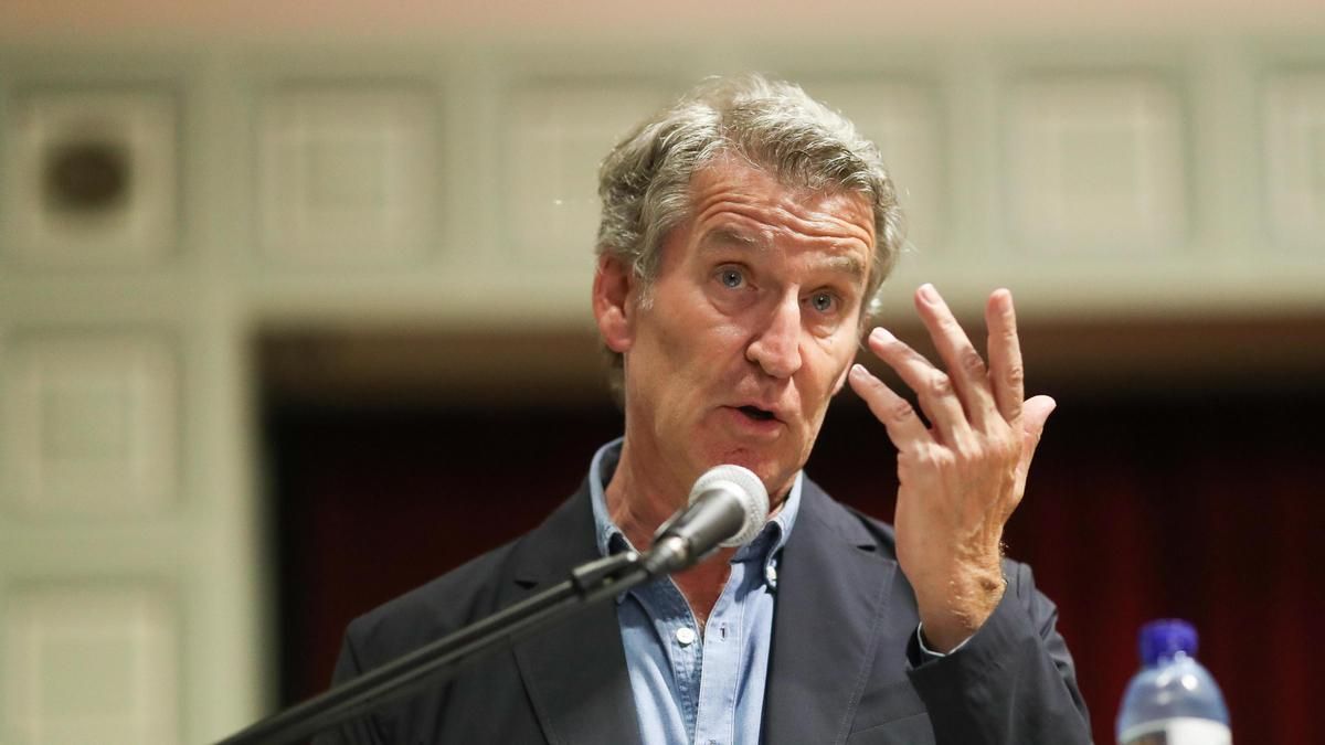 El presidente del PP, Alberto Núñez Feijóo.