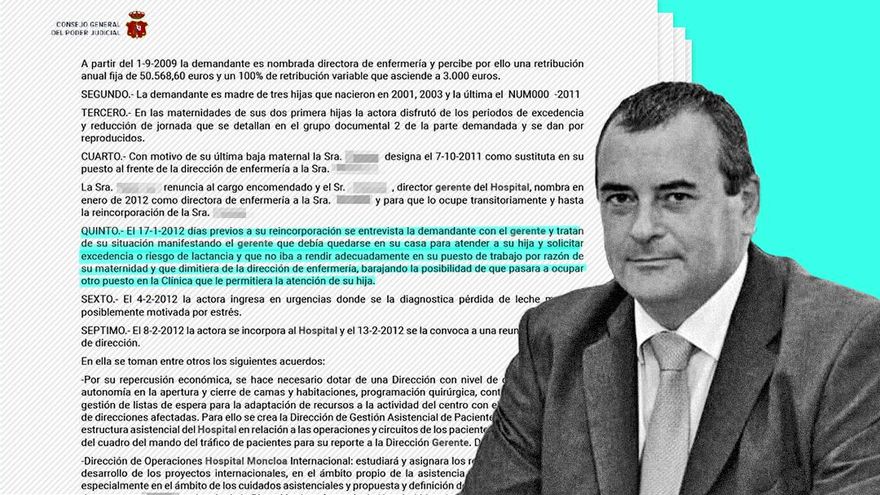 El nuevo viceconsejero de Sanidad de Ayuso discriminó a una trabajadora por ser madre cuando era gerente de un hospital