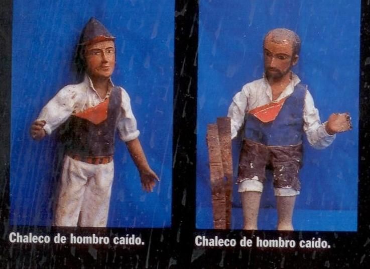 Chaleco de hombro caído. MVH.