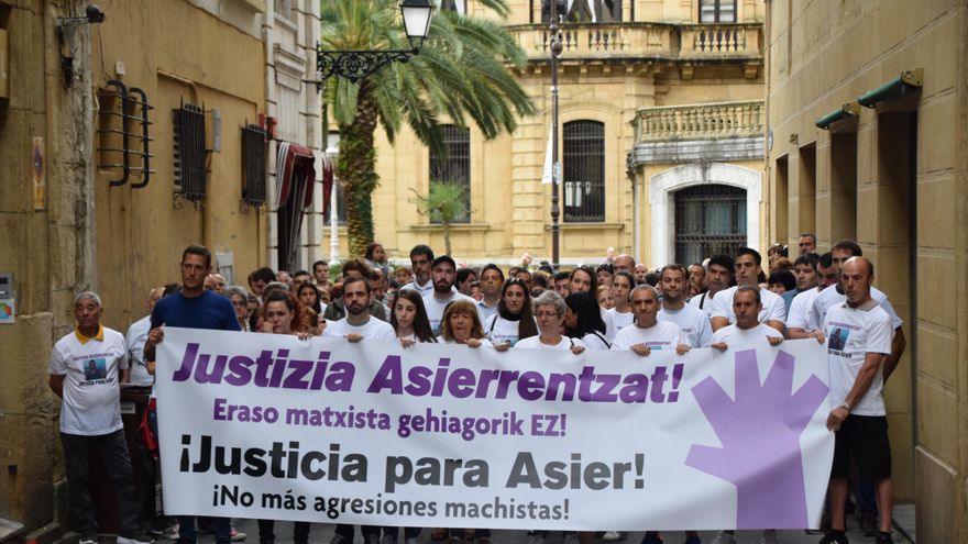 Manifestación para exigir justicia para Asier Niebla y en contra de la violencia machista
