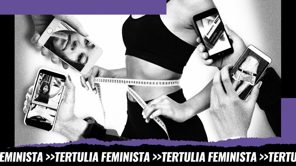 Montaje: hablamos del maquillaje, gimnasio, ozempic, la delgadez extrema y otras presiones ejercidas sobre las mujeres