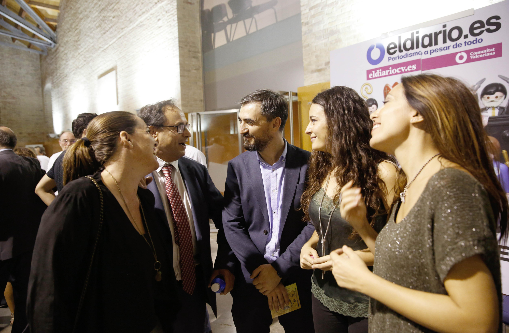 Algunos de los asistentes al acto