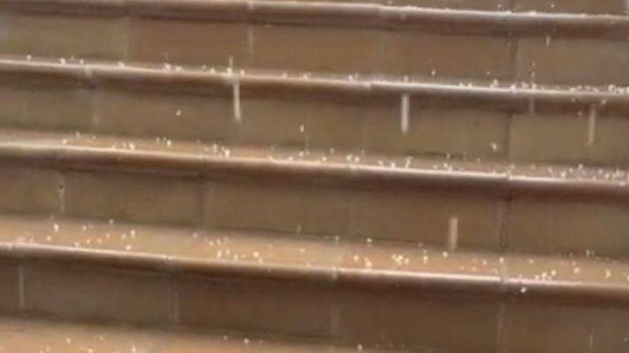 VÍDEO | Gran Canaria y Fuerteventura, sorprendidas este miércoles con dos inesperadas granizadas