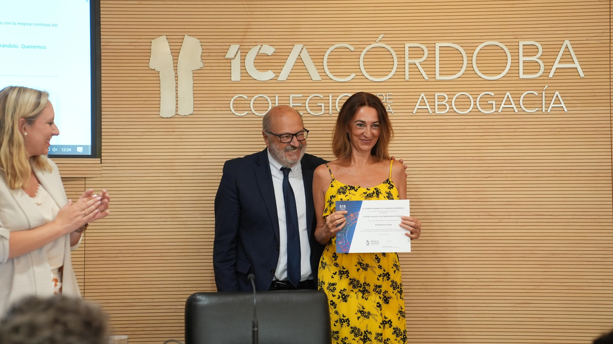 Acto institucional del Colegio de la Abogacía de Córdoba con motivo del Día de la Justicia Gratuita