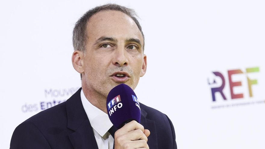 Imagen de del primer secretario del Partido Socialista francés (PS), Olivier Faure.