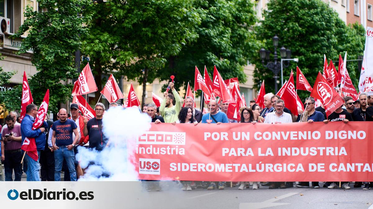 Los trabajadores del metal de Cantabria volverán a tomar las calles ...