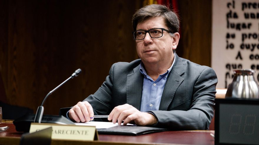 El exdirigente socialista Paco Salazar comparece durante la Comisión de Investigación del ‘caso Koldo’