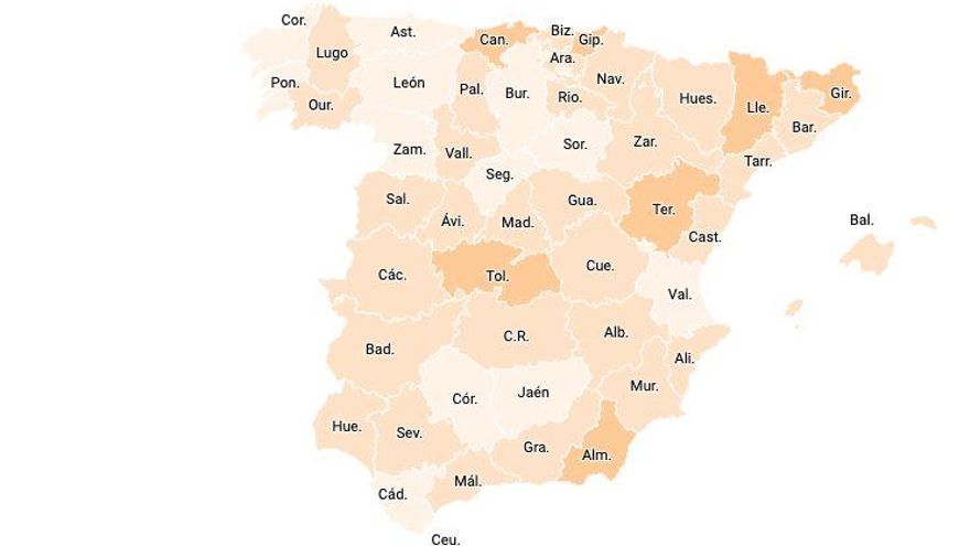 Hacia la normalidad: 19 provincias registran sus mejores datos de contagios desde hace un año