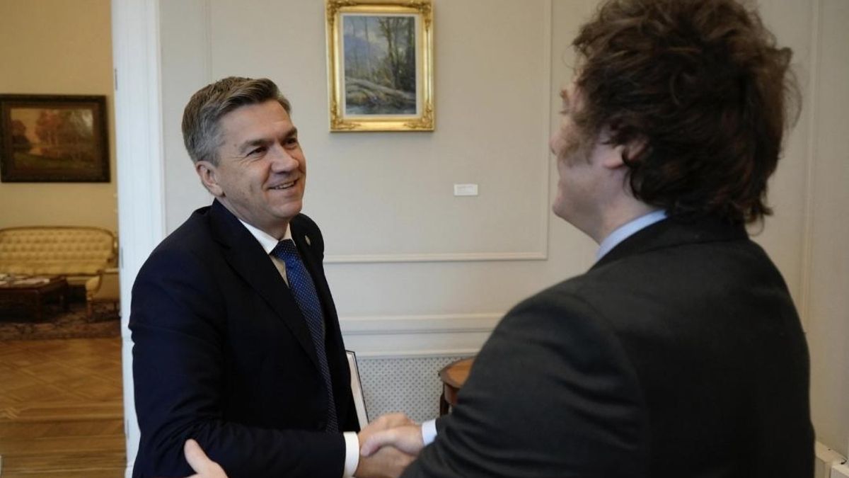 Javier Milei y el gobernador de Chaco, Leandro Zdero.