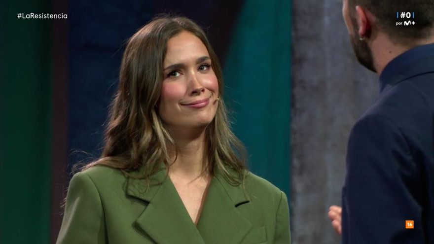 María Pombo pidió el himno de España para entrar a 'La Resistencia' y se gastó 2300 euros en el regalo