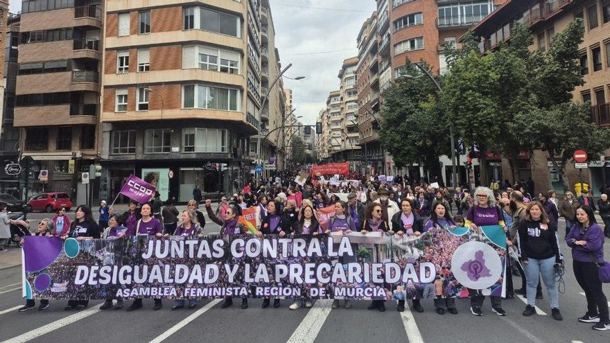 Manifestación del 8M en Murcia
