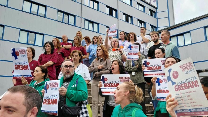 Los trabajadores de Osakidetza van a la huelga este viernes tras no conseguirse un acuerdo en la reunión con la dirección