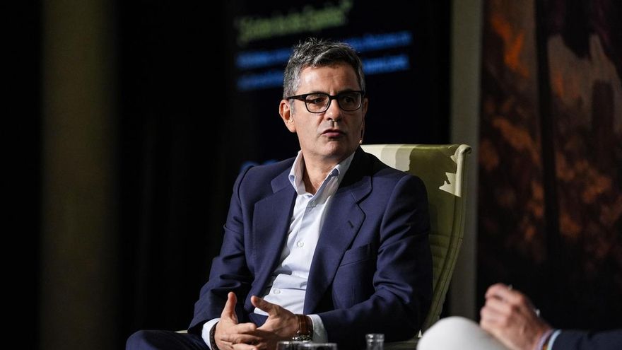 El ministro de la Presidencia, Justicia y Relaciones con las Cortes, Félix Bolaños.