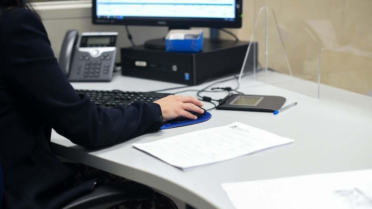 Imagen de una administrativa.