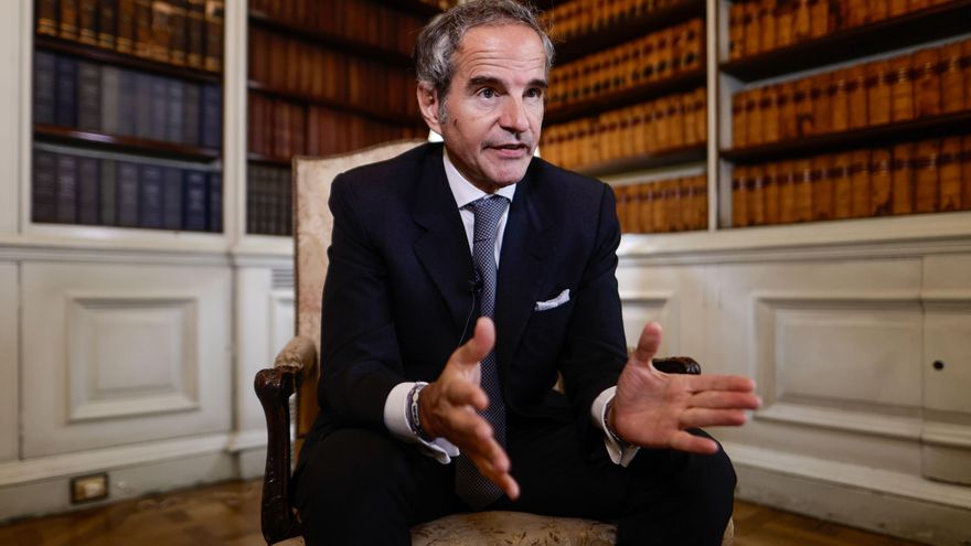 El director del Organismo Internacional de la Energía Atómica (OIEA), Rafael Grossi, en una imagen de archivo. EFE/ Juan Ignacio Roncoroni