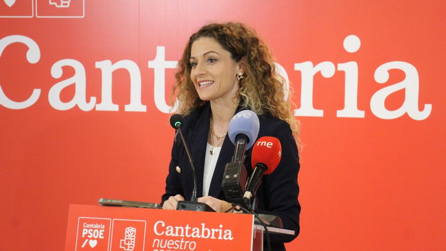 La portavoz del PSOE de Cantabria, Ainoa Quiñones.-ARCHIVO