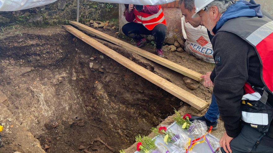 Finaliza la exhumación de la fosa de A Caridá (Asturias): entre los cuerpos hallados, una joven de unos 20 años