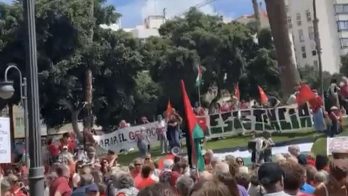 Canarias secunda con una docena de concentraciones la llamada al “fin del genocidio” en Gaza
