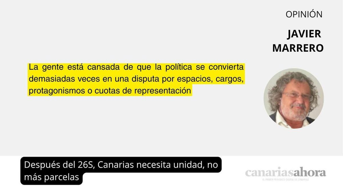 Después del 26S, Canarias necesita unidad, no más parcelas – elDiario.es