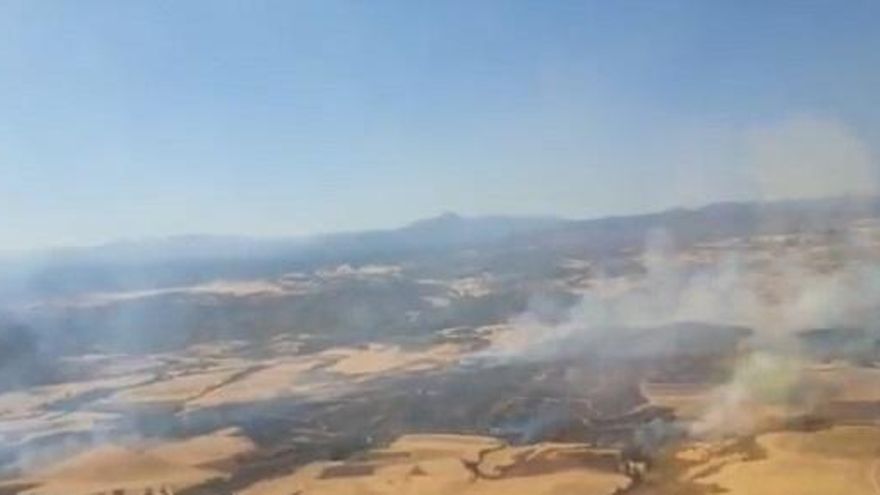 Se declara otro incendio de nivel 2 a solo 16 kilómetros del fuego en Yunquera de Henares que acaba de ser extinguido