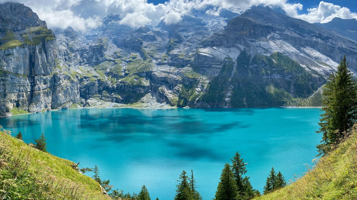 Oeschinensee, el lago turquesa.