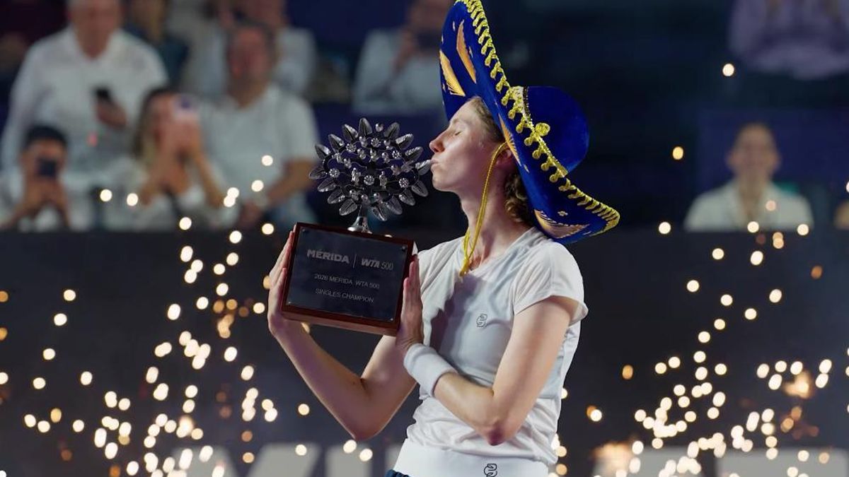 Nacida en Moldavia pero afincada en Cantabria, esta tenista ha ganado dos finales el mismo día y ya es de las 40 mejores del mundo