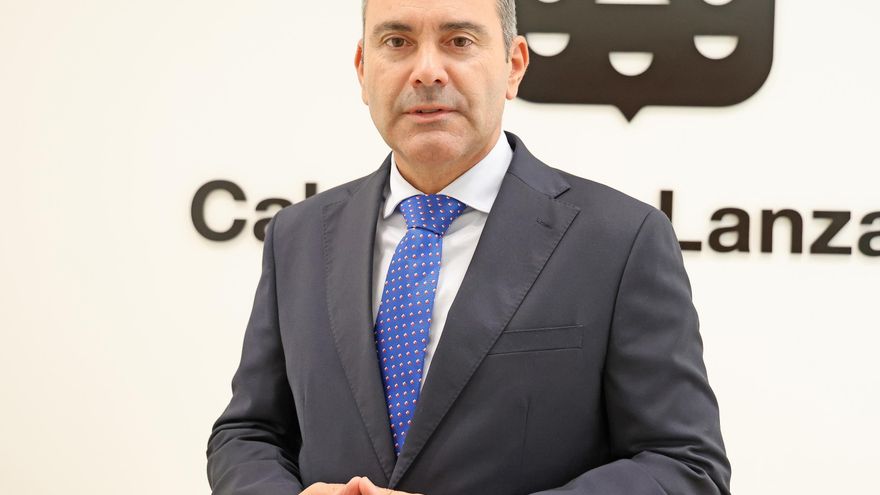 Archivo - El presidente del Cabildo de Lanzarote, Oswaldo Betancort