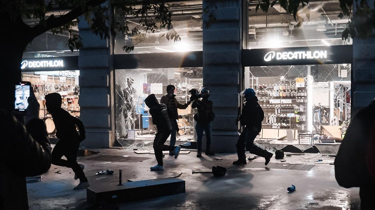 Protestas en Milán, hace unos días