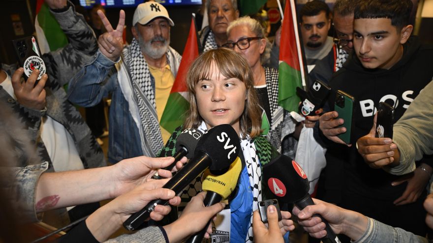 Greta Thunberg anuncia una nueva flotilla hacia Gaza que partirá desde España el 31 de agosto