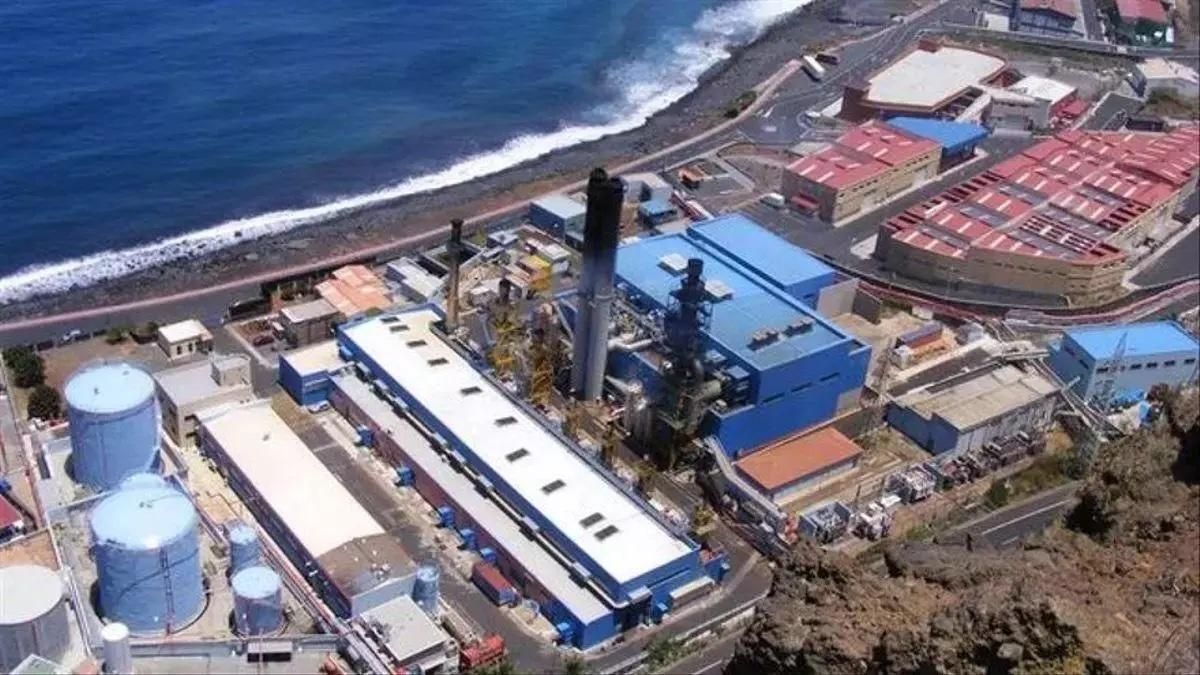 Imagen de archivo de la Central eléctrica de Los Guinchos, en Breña Alta.