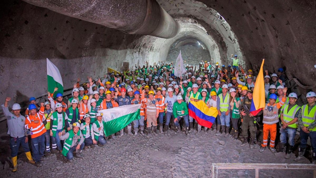 Túnel Guillermo Gaviria, en Colombia