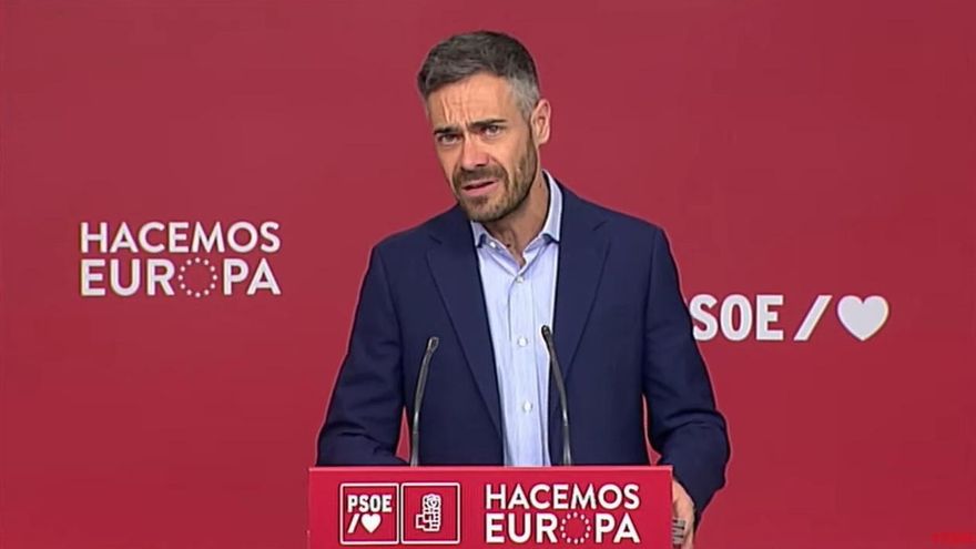 El portavoz de la Ejecutiva del PSOE, Felipe Sicilia, en una imagen de archivo.