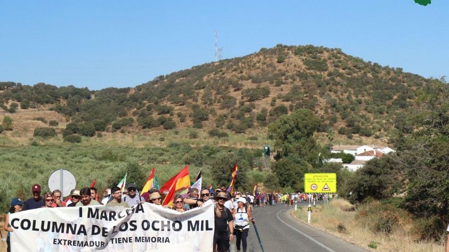 ‘Extremadura tiene memoria’, lema de la II Marcha Columna de los 8.000