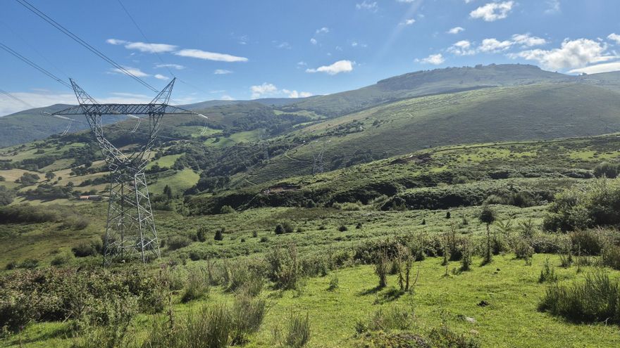 Zona del parque eólico El Escudo