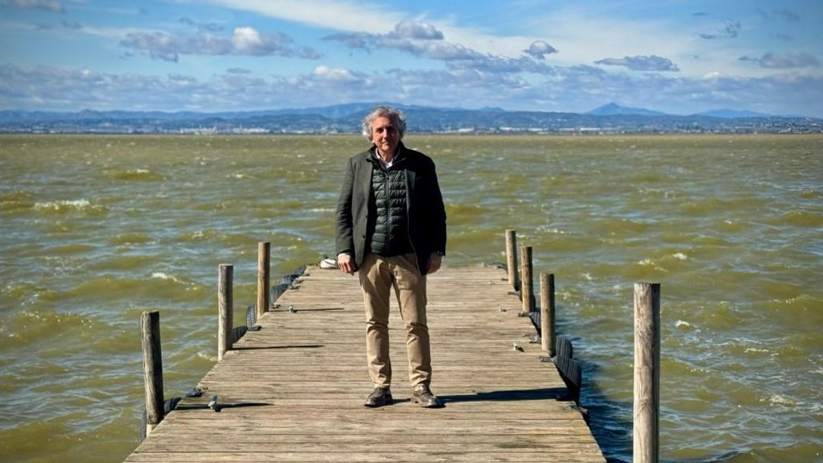Raúl Mérida, en la Albufera.